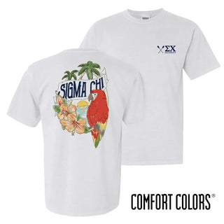 Sigma Chi Comfort Colors Tropical Tee | Sigma Chi | Shirts > Short sleeve t-shirts