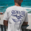Sigma Chi Comfort Colors Freedom White Short Sleeve Tee