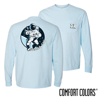 Sigma Chi Space Age Long Sleeve Pocket Tee Sigma Chi