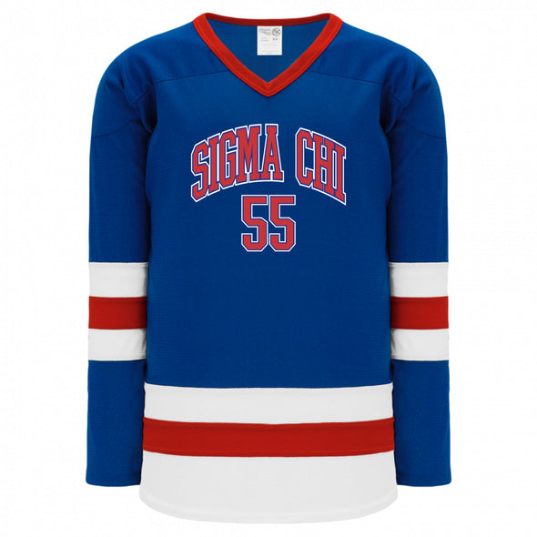 Sigma Chi Patriotic Hockey Jersey