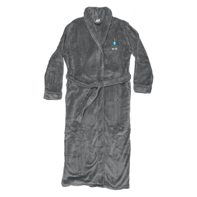 Sigma Chi Personalized Charcoal Ultra Soft Robe | Sigma Chi | Loungewear > Bath robes