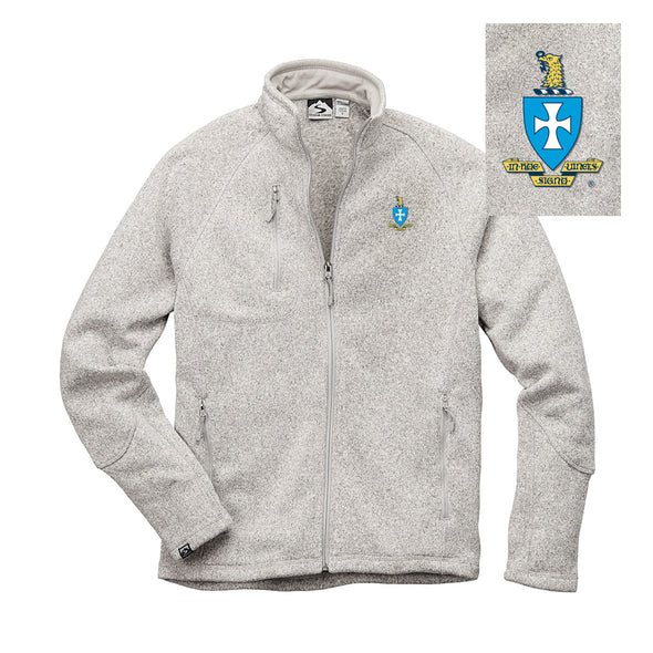 Sigma Chi Embroidered Crest Full Zip