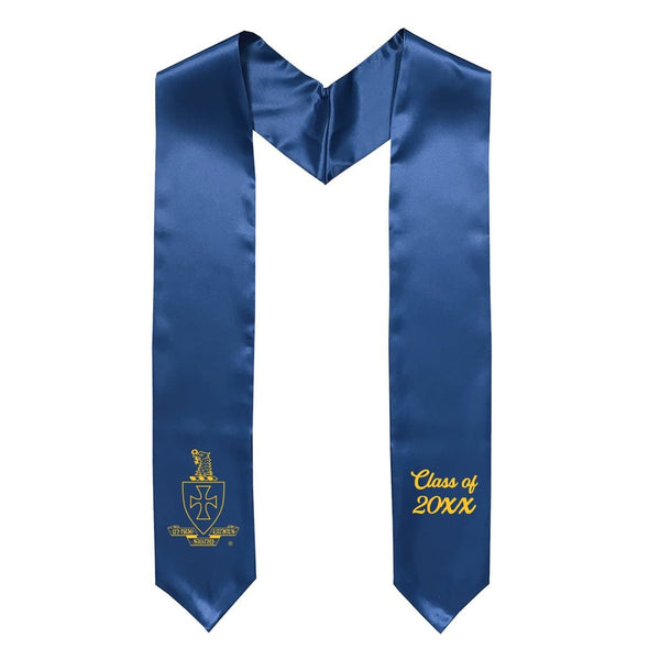Sigma Chi Embroidered Crest Graduation Stole | Sigma Chi | Apparel > Stoles