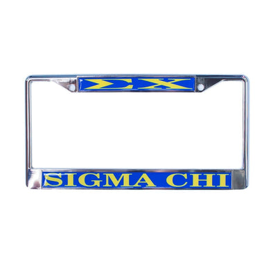 Sigma Chi License Plate Frame | Sigma Chi | Car accessories > License plate holders