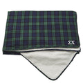 Sigma Chi Flannel Throw Blanket