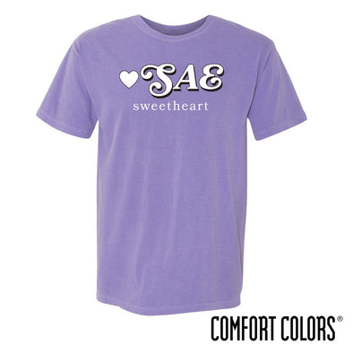 New! SAE Comfort Colors Retro Sweetheart Tee | Sigma Alpha Epsilon | Shirts > Short sleeve t-shirts