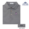 SAE Personalized Peter Millar Jubilee Stripe Stretch Jersey Polo with Crest