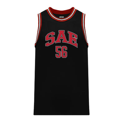 SAE Black Basketball Jersey | Sigma Alpha Epsilon | Shirts > Jerseys