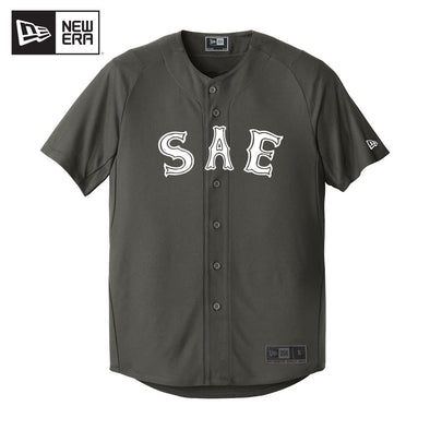 SAE New Era Graphite Baseball Jersey | Sigma Alpha Epsilon | Shirts > Jerseys