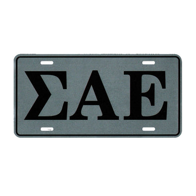 SAE License Plate | Sigma Alpha Epsilon | Car accessories > Decorative license plates