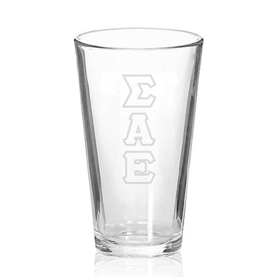 SAE Engraved Fellowship Glass | Sigma Alpha Epsilon | Drinkware > 15 ounce glasses