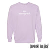 New! ATO Comfort Colors Purple Sweetheart Crewneck | Alpha Tau Omega | Sweatshirts > Crewneck sweatshirts