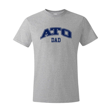 ATO Heather Gray Dad Tee | Alpha Tau Omega | Shirts > Short sleeve t-shirts