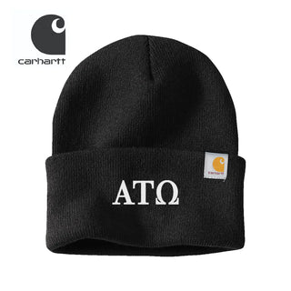 ATO Black Carhartt Beanie Alpha Tau Omega