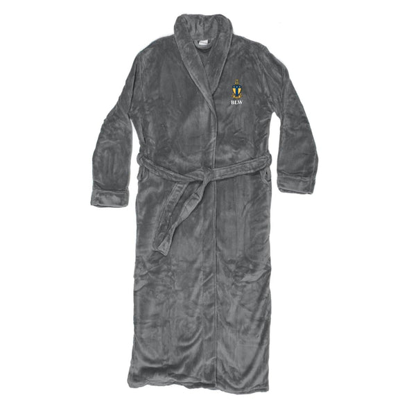 ATO Personalized Charcoal Ultra Soft Robe | Alpha Tau Omega | Loungewear > Bath robes
