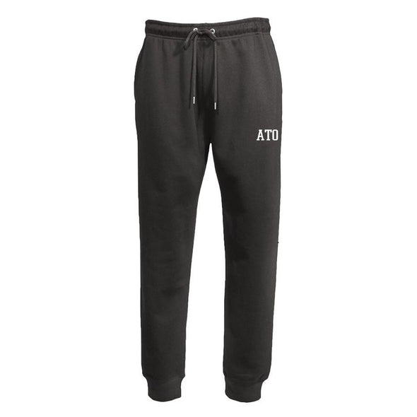 ATO Embroidered Varsity Joggers | Alpha Tau Omega | Pants > Sweatpants