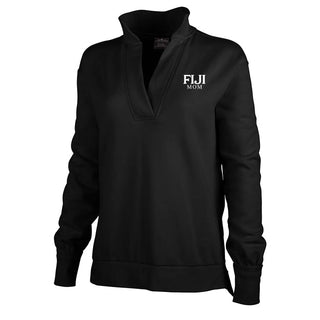FIJI Black Embroidered Mom Sweatshirt Phi Gamma Delta