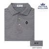 FIJI Personalized Peter Millar Jubilee Stripe Stretch Jersey Polo with Symbol