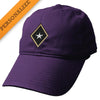 FIJI Purple Personalized Hat | Phi Gamma Delta | Headwear > Billed hats