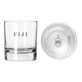 FIJI Fraternity Legacy Rocks Glass Phi Gamma Delta