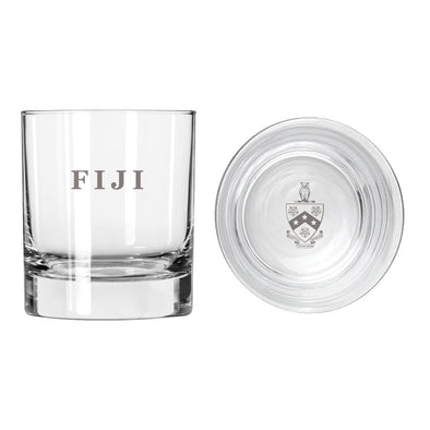 New! FIJI Fraternity Legacy Rocks Glass