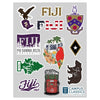 FIJI Sticker Sheet | Phi Gamma Delta | Promotional > Stickers