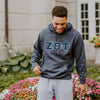 ZBT Dark Heather Hoodie with Sewn On Letters