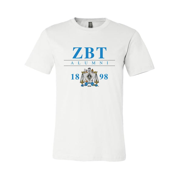 ZBT Alumni Crest Short Sleeve Tee | Zeta Beta Tau | Shirts > Short sleeve t-shirts
