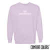 New! ZBT Comfort Colors Purple Sweetheart Crewneck | Zeta Beta Tau | Sweatshirts > Crewneck sweatshirts