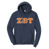 ZBT Navy Hoodie with Sewn On Letters