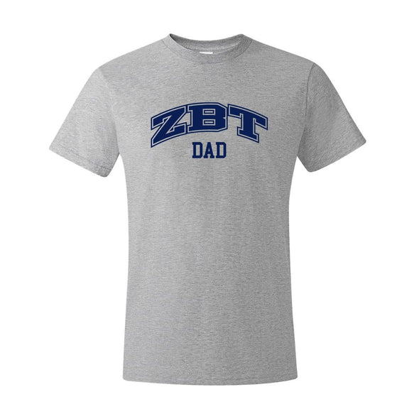 ZBT Heather Gray Dad Tee | Zeta Beta Tau | Shirts > Short sleeve t-shirts