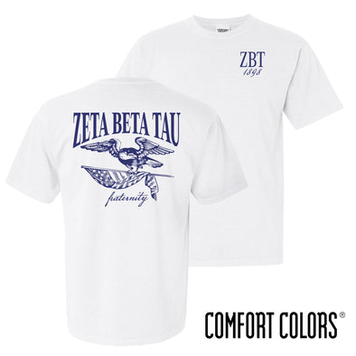 ZBT Retro Block Basketball Jersey L / Yes (+$10) / Zeta Beta Tau