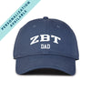 ZBT Dad Cap | Zeta Beta Tau | Headwear > Billed hats