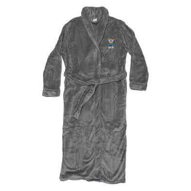 ZBT Personalized Charcoal Ultra Soft Robe | Zeta Beta Tau | Loungewear > Bath robes