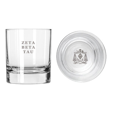 New! ZBT Fraternity Legacy Rocks Glass