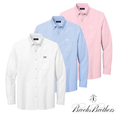 Sigma Pi Brooks Brothers Oxford Button Up Shirt
