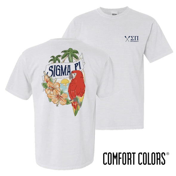 Sigma Pi Comfort Colors Tropical Tee | Sigma Pi | Shirts > Short sleeve t-shirts