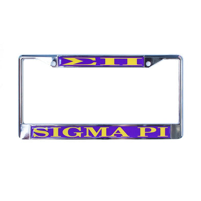 Sigma Pi License Plate Frame | Sigma Pi | Car accessories > License plate holders