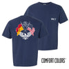 Phi Tau Comfort Colors Navy Patriot tee | Phi Kappa Tau | Shirts > Short sleeve t-shirts
