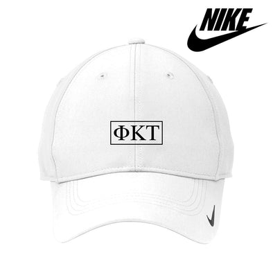 Phi Tau White Nike Dri-FIT Performance Hat | Phi Kappa Tau | Headwear > Billed hats