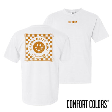 KDR Comfort Colors Retro Smiley Short Sleeve Tee
