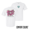 New! KDR Comfort Colors Sweetheart White Short Sleeve Tee