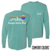 KDR Retro Mountain Comfort Colors Tee | Kappa Delta Rho | Shirts > Long sleeve t-shirts