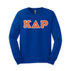 KDR Royal Long Sleeve Tee with Sewn On Letters