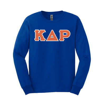 KDR Royal Long Sleeve Tee with Sewn On Letters