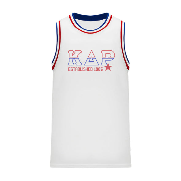 KDR Retro Block Basketball Jersey | Kappa Delta Rho | Shirts > Jerseys