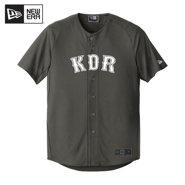 KDR New Era Graphite Baseball Jersey | Kappa Delta Rho | Shirts > Jerseys