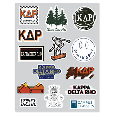 KDR Retro Sticker Sheet