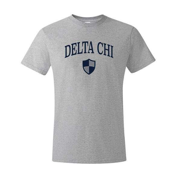 Delta Chi Heather Gray Symbol Tee | Delta Chi | Shirts > Short sleeve t-shirts