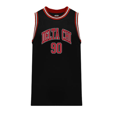 Delta Chi Black Basketball Jersey | Delta Chi | Shirts > Jerseys